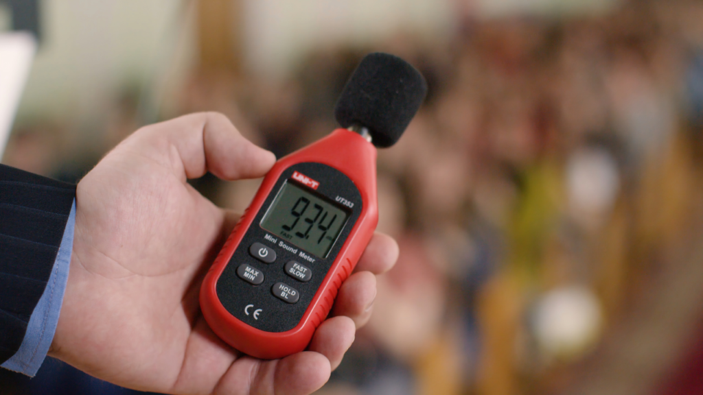 Red Sound Meter